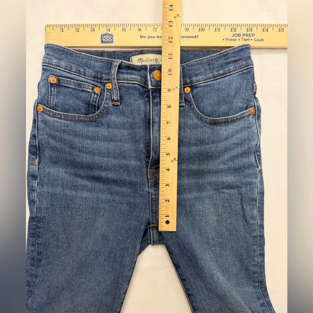 Madewell Cali-Demi Boot Jeans in Bodney Wash High Rise Blue Denim Size 25 - Picture 4 of 12